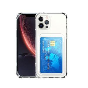 TPU IPHONE 12 PRO PORTA TARJETA TRANSPARENTE