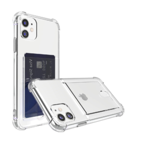 TPU IPHONE 11 PORTA TARJETA TRANSPARENTE