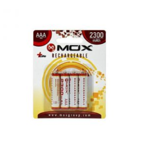 PILA RECARGABLE MOX AAA X4