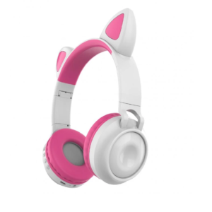 AURICULAR BLUETOOTH ZW-028 GATO ROSA