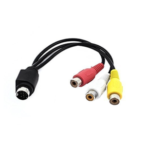 9-M PIN S-VIDEO A 3 RCA