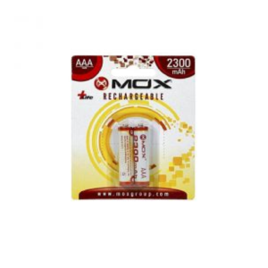 PILA RECARGABLE MOX AAA X2