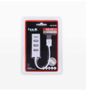 HUB USB 4 PUERTOS 2.0 HAVIT H18