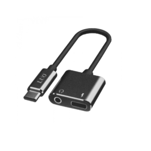ADAPTADOR AURICULAR Y CARGA TIPO C LUO LU-X03