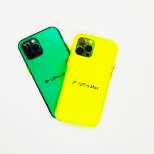 TPU IPHONE 12 PRO MAX BICOLOR FLUOR 6.7