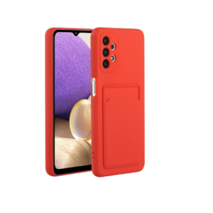 TPU A72 PORTA TARJETA NARANJA