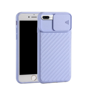 TPU IPHONE 8 PLUS CUBRE CAMARA LILA