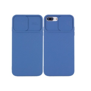 TPU IPHONE 8 PLUS CUBRE CAMARA AZUL