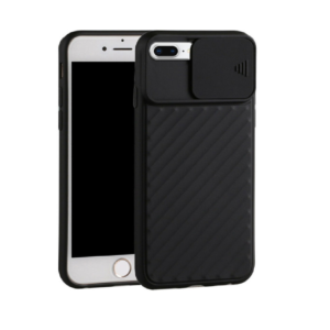 TPU IPHONE 8 PLUS CUBRE CAMARA NEGRO