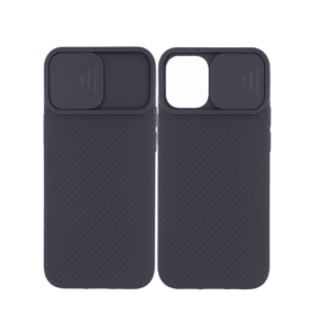 TPU IPHONE 12 PRO MAX CUBRE CAMARA NEGRO