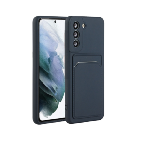 TPU S21 PORTA TARJETA AZUL