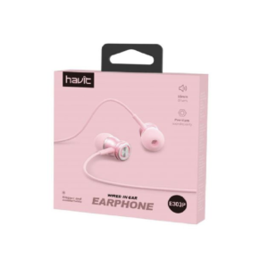 AURICULAR E303P MIC HAVIT ROSA. E73P