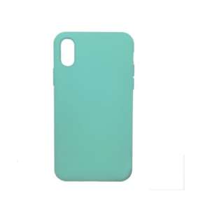 TPU SILICONE IPHONE XS VERDE AGUA