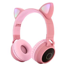 AURICULAR BLUETOOTH B39 GATO ROSA