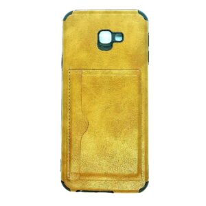 TPU J4 PLUS PORTA TARJETA MARRON CUERO