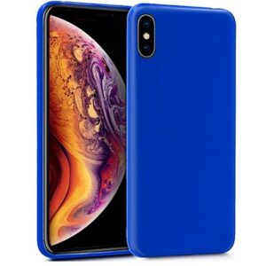 TPU SILICONE IPHONE XS AZUL FRANCIA