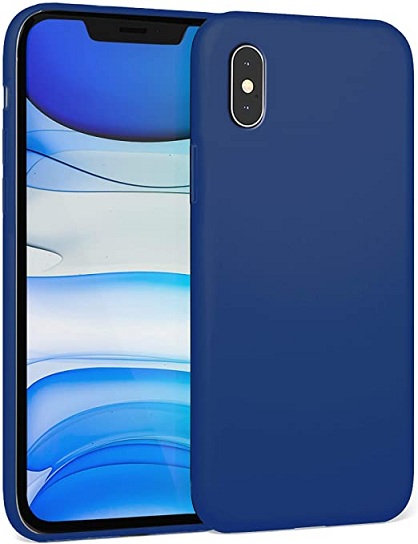 TPU SILICONE IPHONE XS MAX AZUL