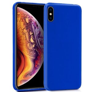 TPU SILICONE IPHONE XS MAX AZUL FRANCIA