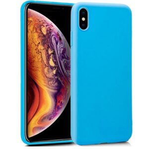 TPU SILICONE IPHONE XS MAX CELESTE