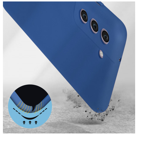 TPU SILICONE S21 FE AZUL - Imagen 2