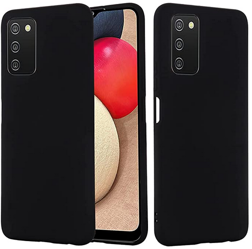 TPU SILICONE A03S NEGRO - Imagen 2