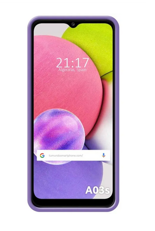 TPU SILICONE A03S LILA - Imagen 3