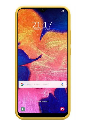 TPU SILICONE A10 AMARILLO - Imagen 2