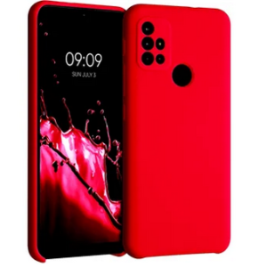 TPU SILICONE MOTOROLA G20 ROJO