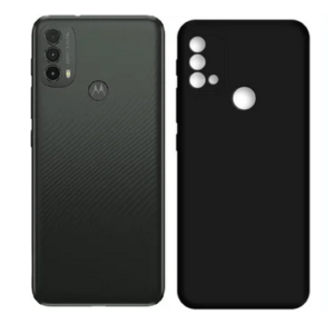 TPU SILICONE MOTOROLA E40 NEGRO