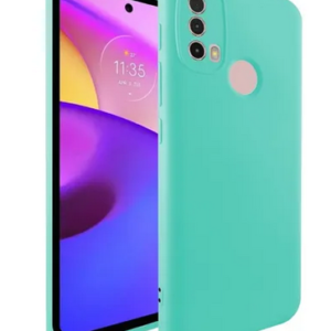 TPU SILICONE MOTOROLA E40 VERDE AGUA
