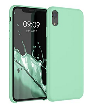 TPU SILICONE IPHONE XR VERDE AGUA