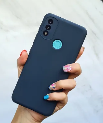 TPU SILICONE MOTOROLA E20 AZUL - Imagen 3