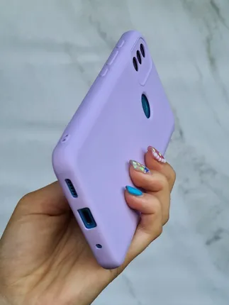 TPU SILICONE MOTOROLA E20 LILA - Imagen 2