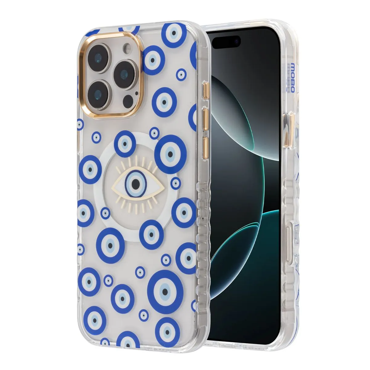 TPU MOBO IPHONE 16 PRO MAX MAGSAFE TURCO AZUL